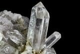 Quartz and Adularia Crystal Association - Hardangervidda, Norway #111446-2